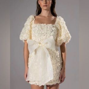 In full bloom textured mini dress - Akira
